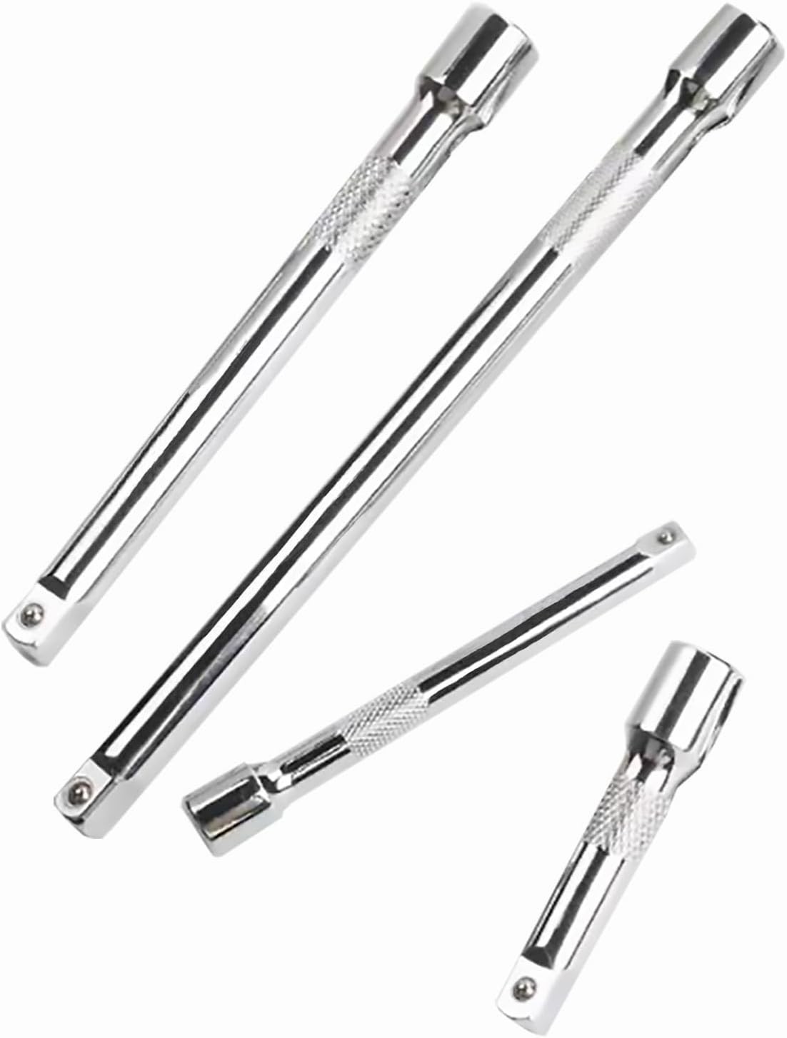 4-Pc Socket Extension Set – Chrome Vanadium, Various Lengths, Impact Ready