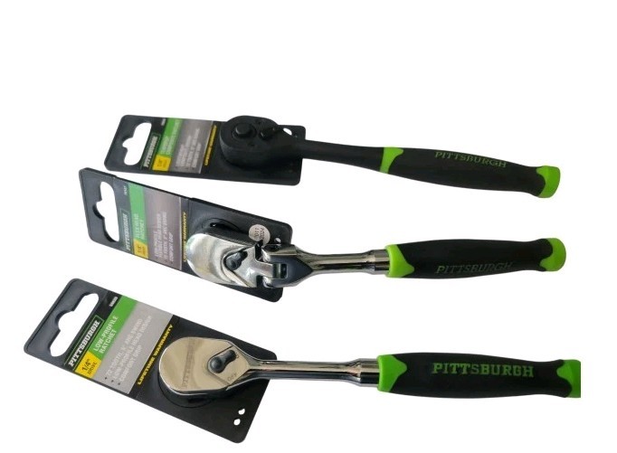 Three Pittsburgh 1/4″ Ratchets Combination