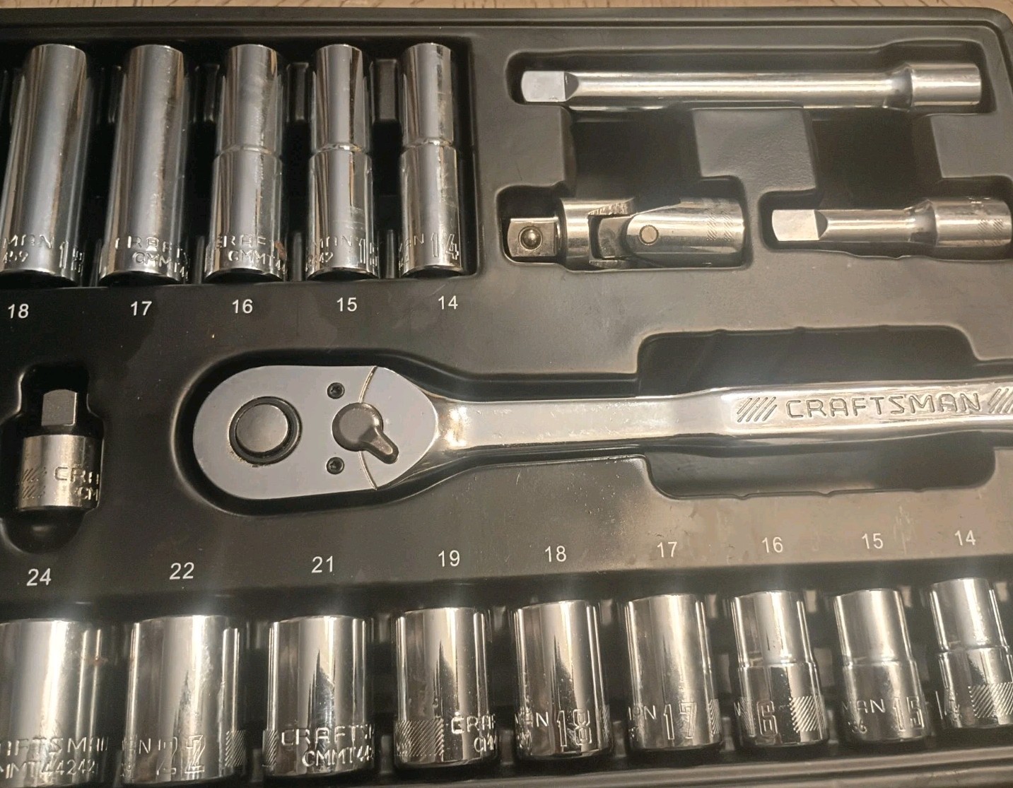 Craftsman Tools 40pc 1/2″ Drive 12-point Socket Set