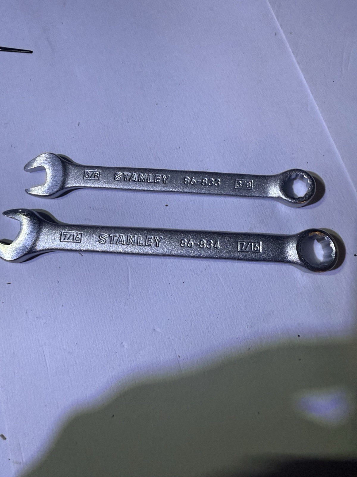 “2LotBuy”- Stanley 3/8&7/16–86-833/86-884- Wrenches-New