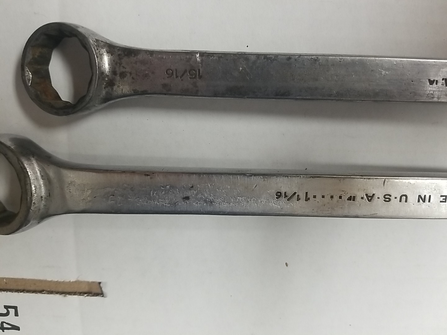 2 Vintage Plomb Wrench Box End Wrenchs #1145 #1150 1″x 15/16″ 1 1/16″ X 1 1/8″