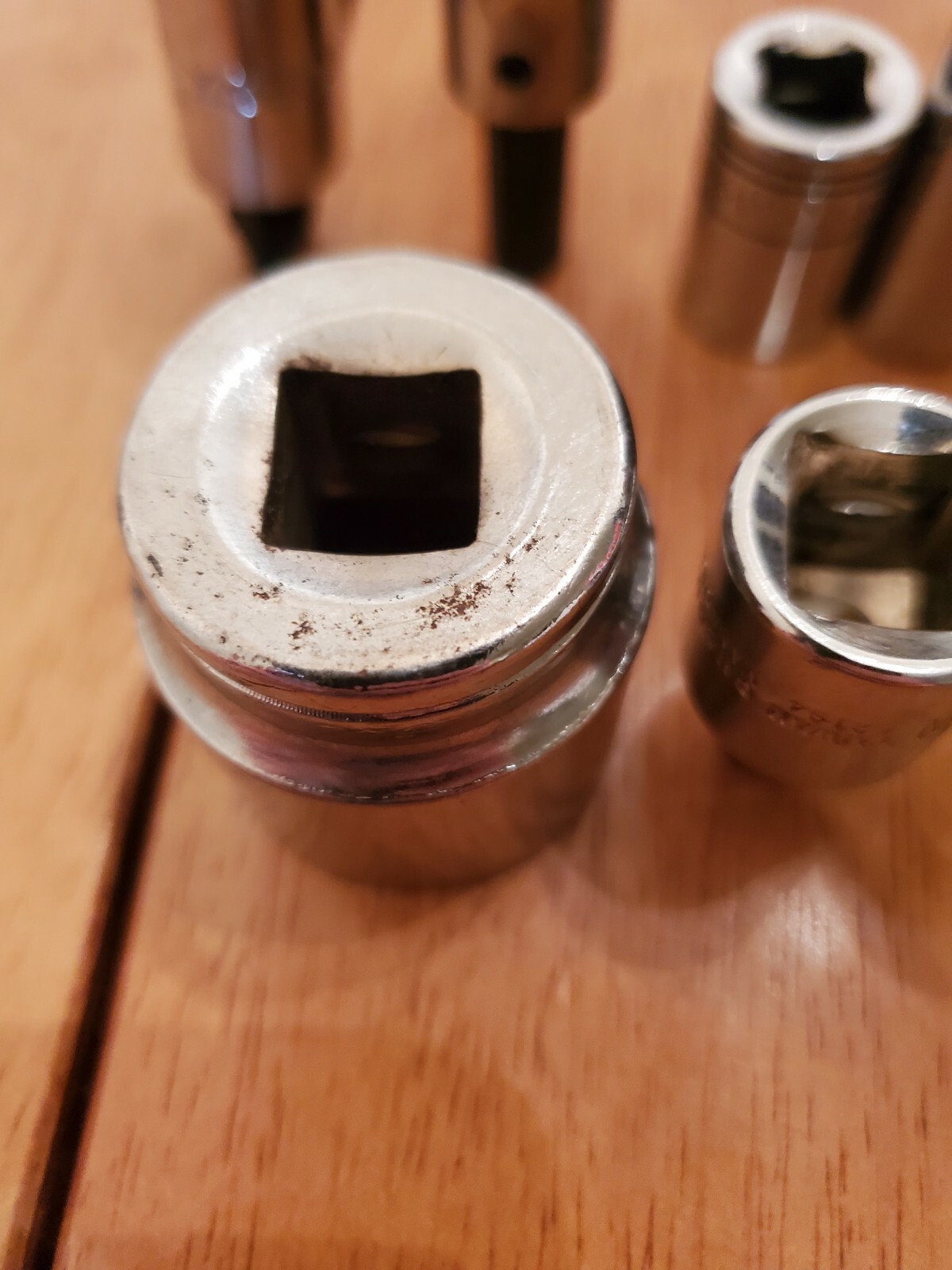 Snap On Mac Matco Cornwell S.K Chrome Vanadium Misc Sockets Lot Of 13