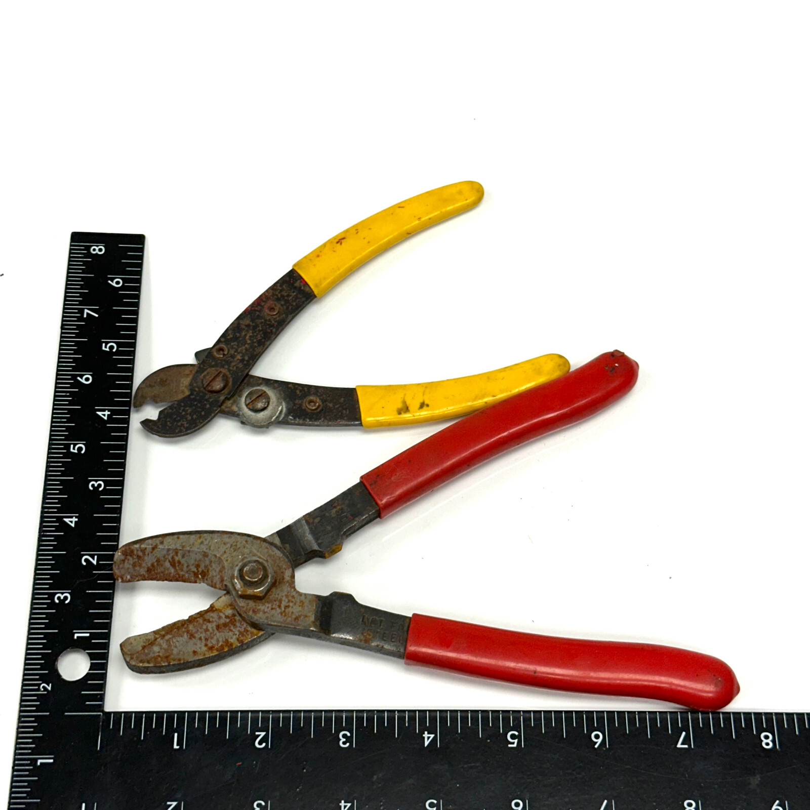2 Pcs 7.5 in Battery Cable Wire Cutter and 6 in Metal Cable Cutter Pliers