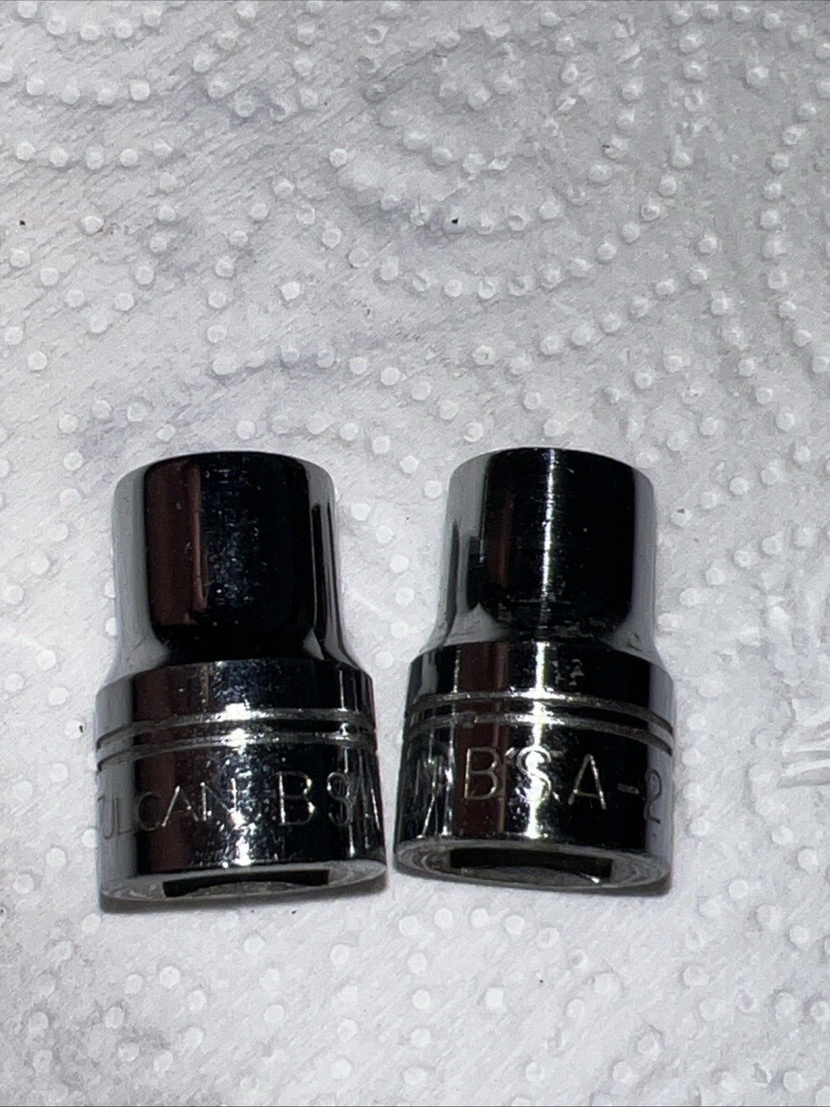 NOS Vulcan Tools Lot of 2 BSA-1 , BSA-2 Specialty Socket – 3/8″ Drive USA