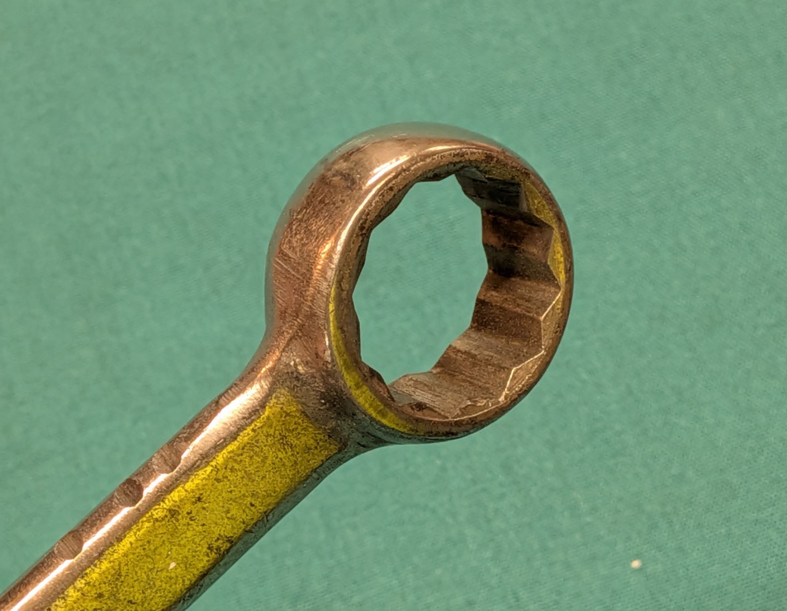 Vintage Armstrong Armaloy 7033-C Double Box End Wrench 12 Point 1” & 15/16”- USA