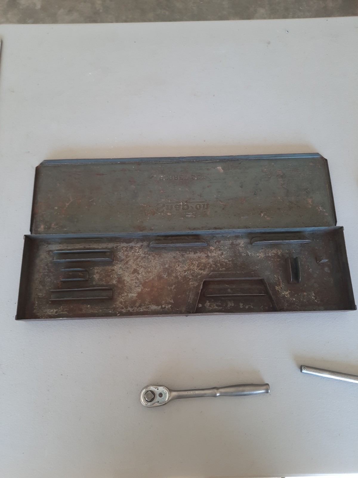 VINTAGE Ferret Set Snap On Underlined Box and Pieces Shown F-70N Ratchet