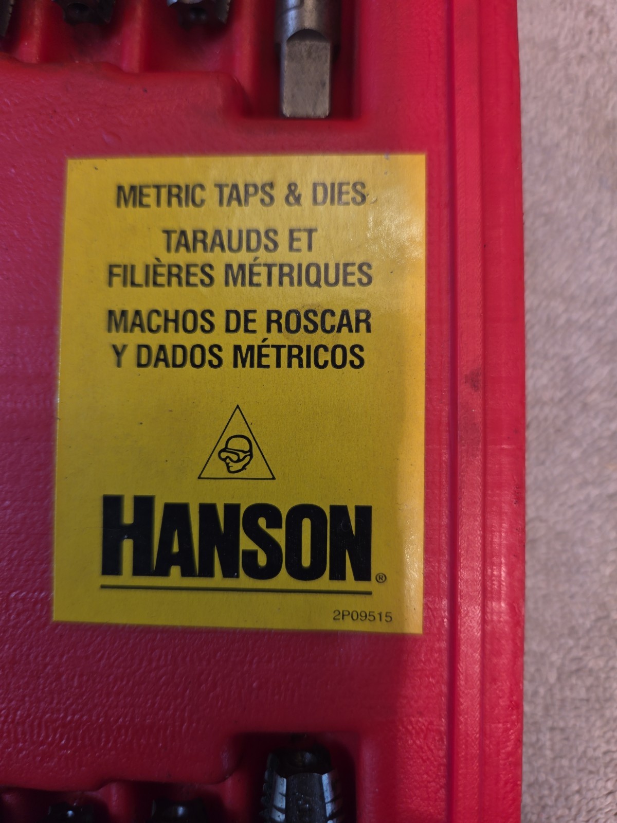 Irwin Hanson 26376 76 Pc. Machine Screw And Sae/Metric Tap And Hex Die Set
