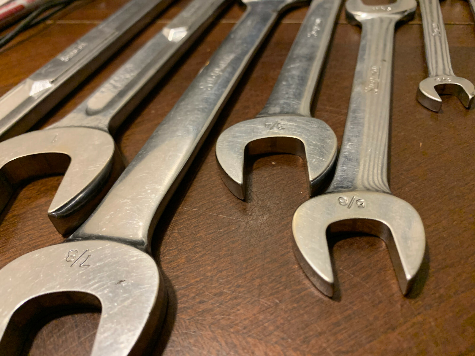 U-PICK Snap On tools USA Vintage Wrench SAE double Open End Standard Spanner Vs