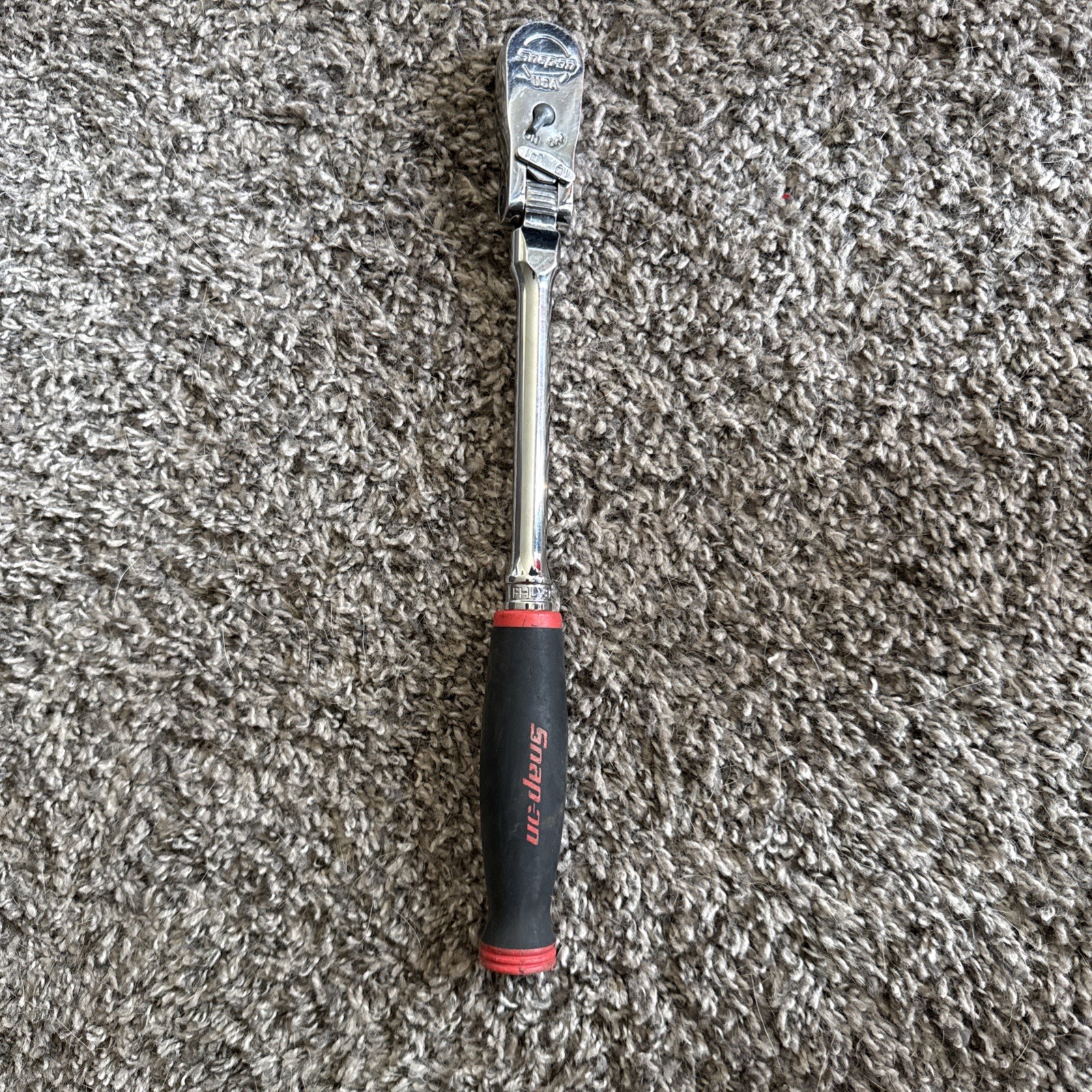 Snap on 3/8 Drive Flex Head Ratchet FHLX80B Used In Good Shape