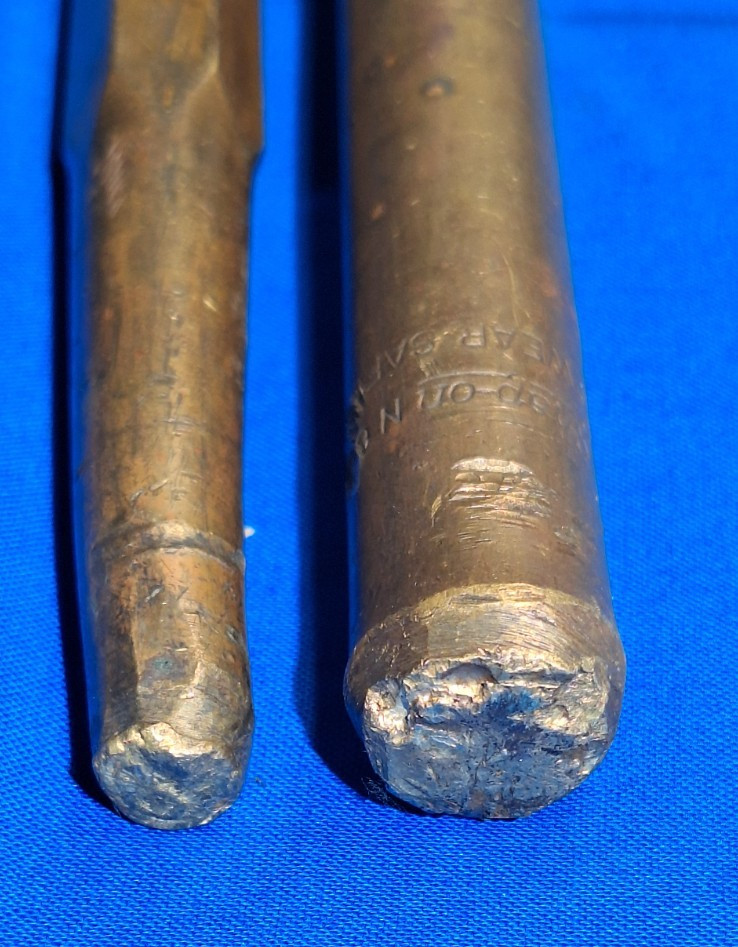 2 Snap-On brass punches brass drift pin B912
