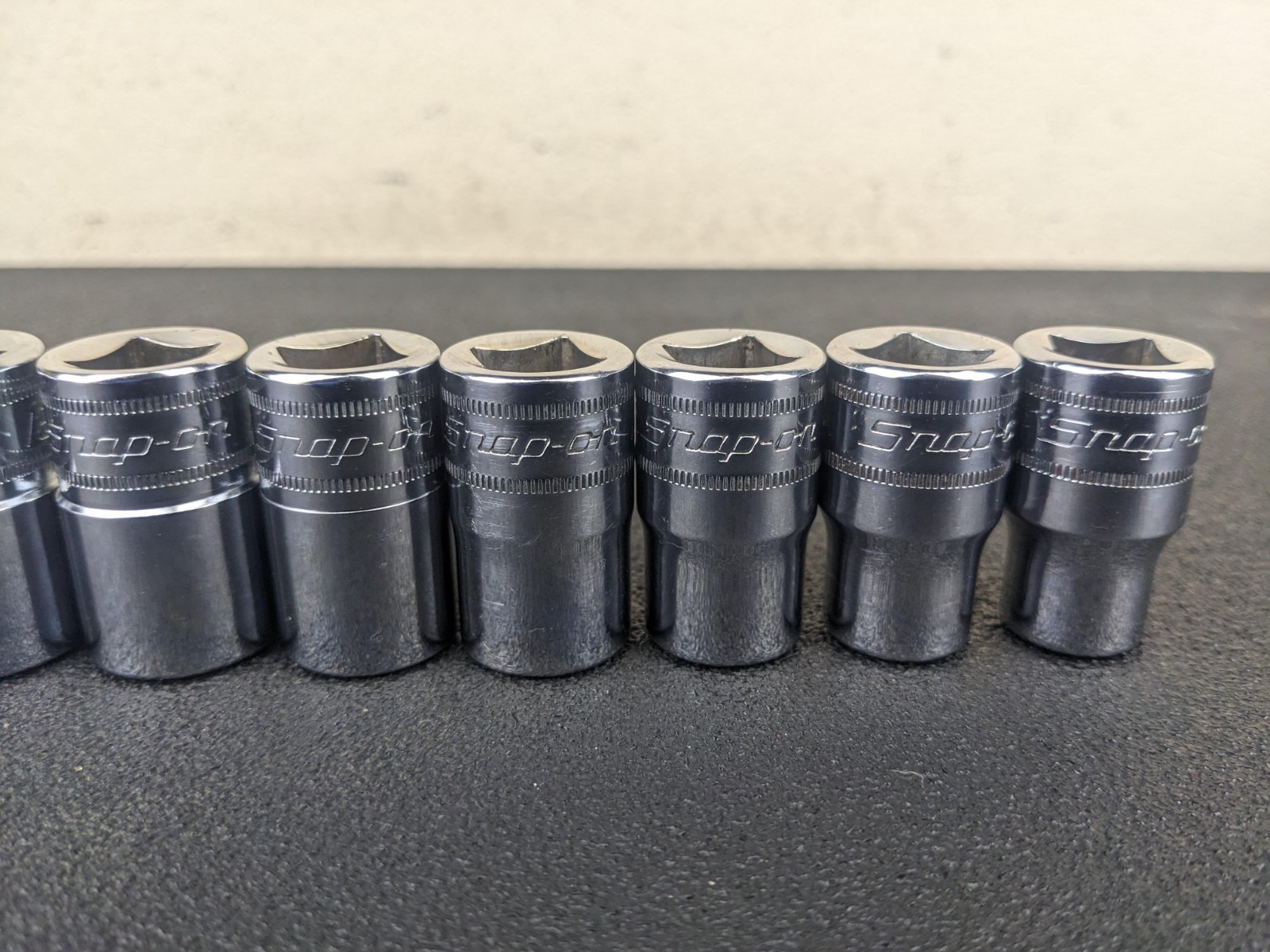 #bp494 Snap On 11pc 6 Point 1/2” drive Shallow Socket Set 24mm