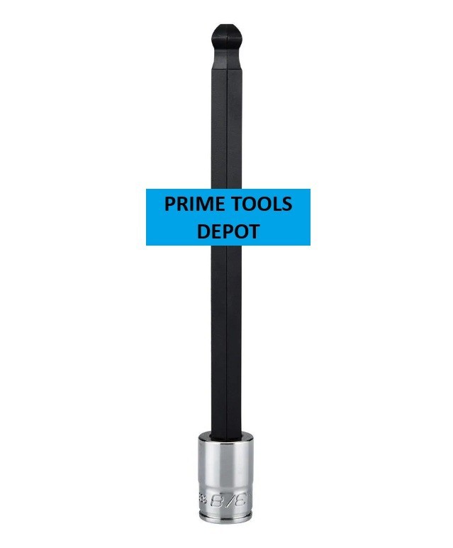 ICON 3/8 in. Drive SAE + METRIC Professional Long Ball Hex Bit Socket Set -2pk