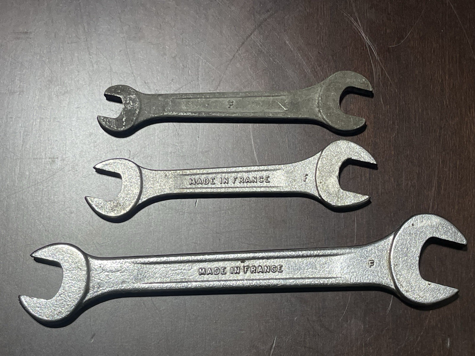 Renault Metric Wrench Lot (17 – 14, 13 – 11, 12-9)Made in France 1970’s