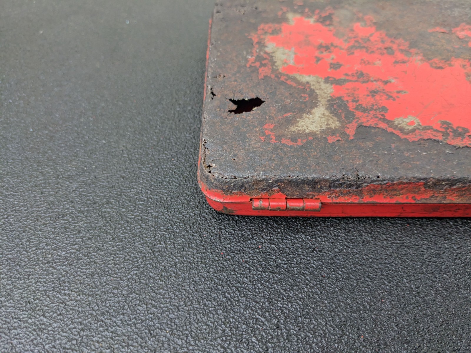 #bp277 Snap On KRA-275 Tool Box Red Metal Case for 1/4″ Drive Socket Set