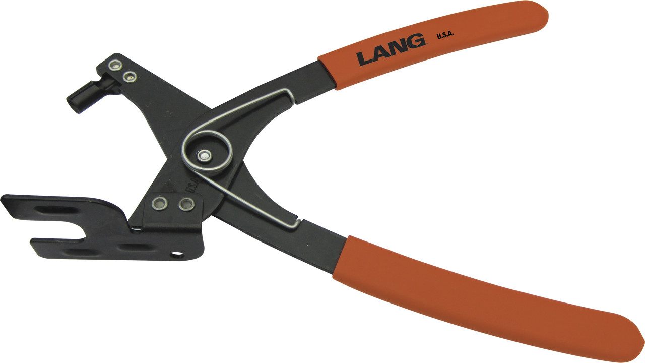 Lang 436A Exhaust Hanger Removal Pliers with Cushioned Handles for Easy Access