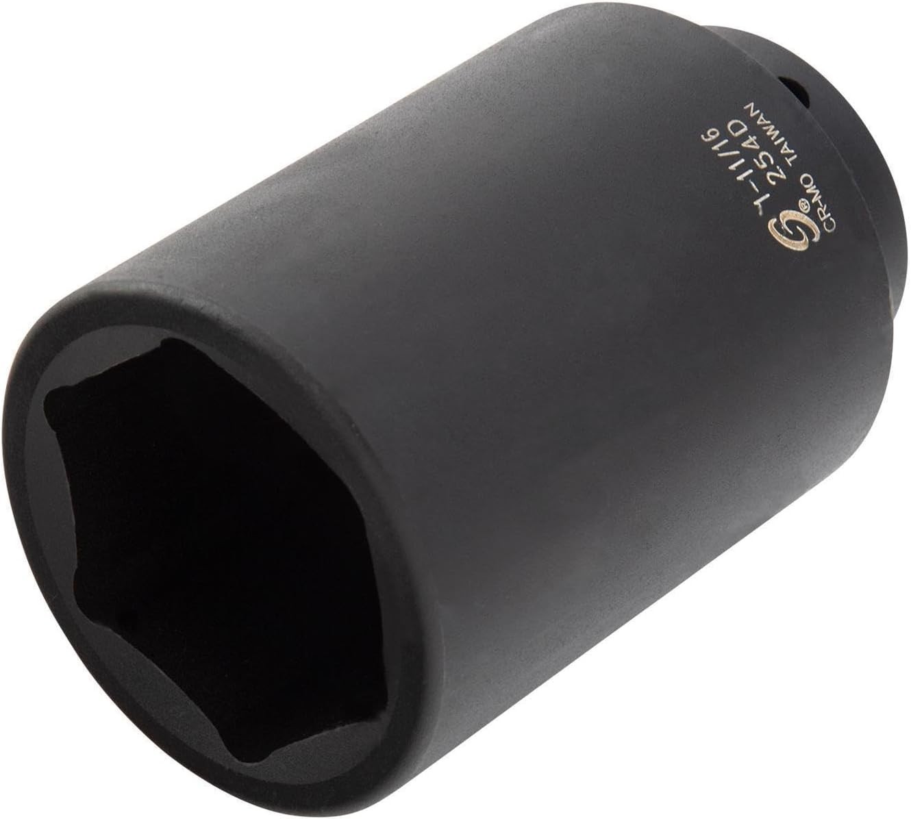 1/2 Inch Drive 1-11/16 Inch Deep Impact Socket – CR-Mo Steel, Lifetime