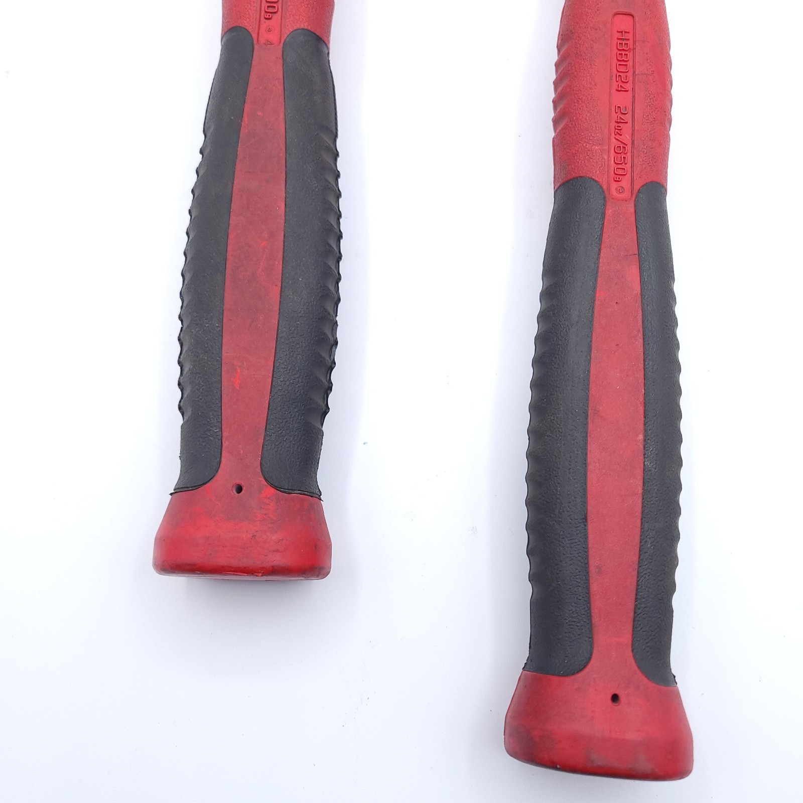 Snap-on HBBD24 HBBD32 Ball Peen Soft Grip Dead Blow Hammer Red 24oz and 32oz USA