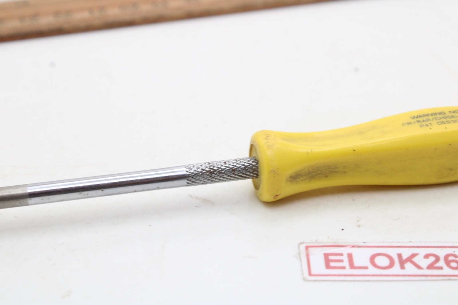 Snap-on SDDP301 #1 No. 1 Philips Head Mini Screwdriver Yellow Hard Handle USA