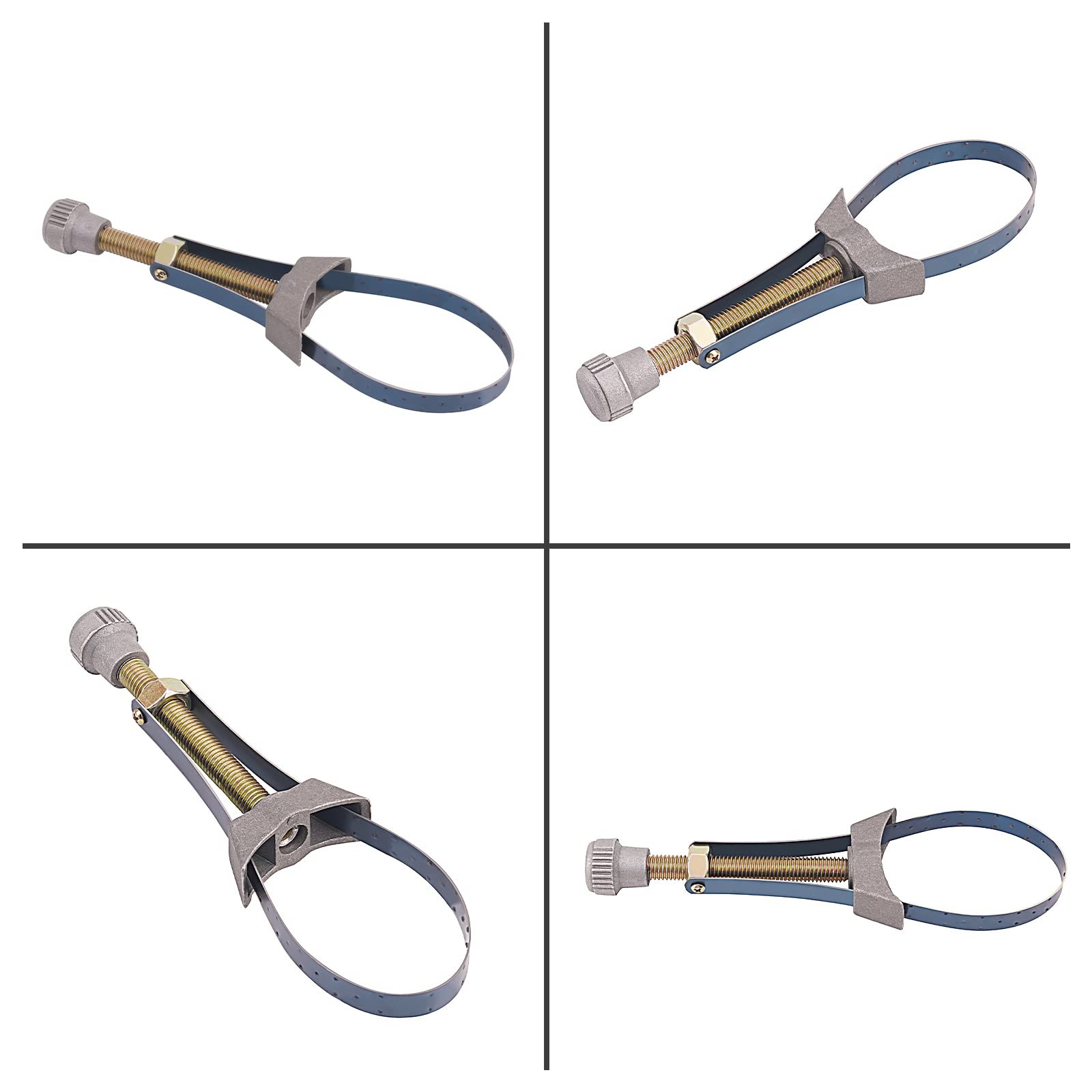 1PC Car Auto Motorcycle Oil Filter Tool Strap Wrench Diameter Adjustable 60mm…