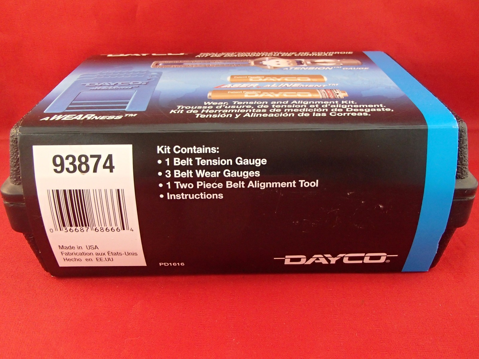 Dayco Belt Diagnostic Kit Merchandising Tools 93874