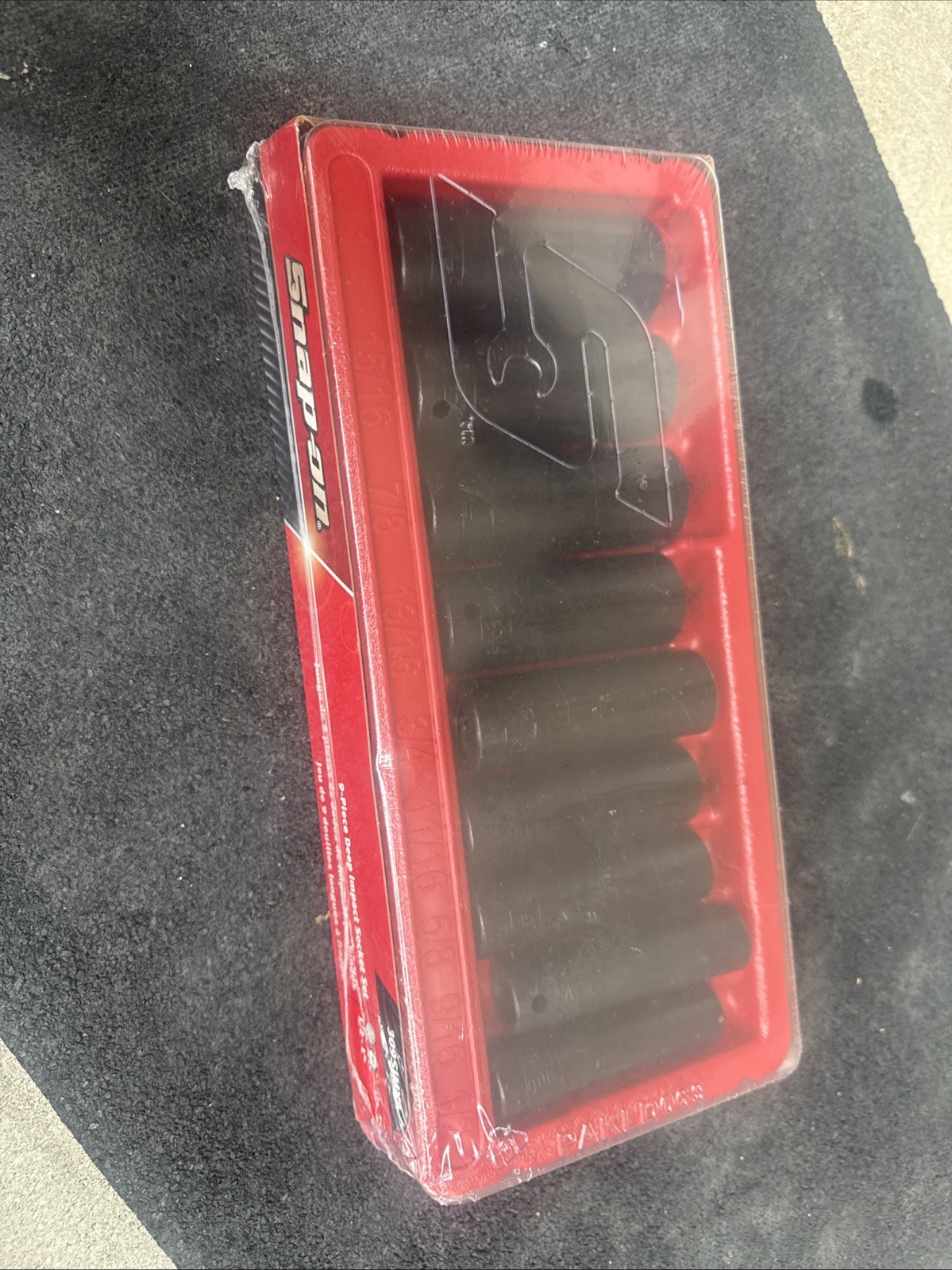 For Snap-on 1/2″ drive 1/2″ – 1″ 6-point DEEP Impact Socket Set 309SIMYA SEALED