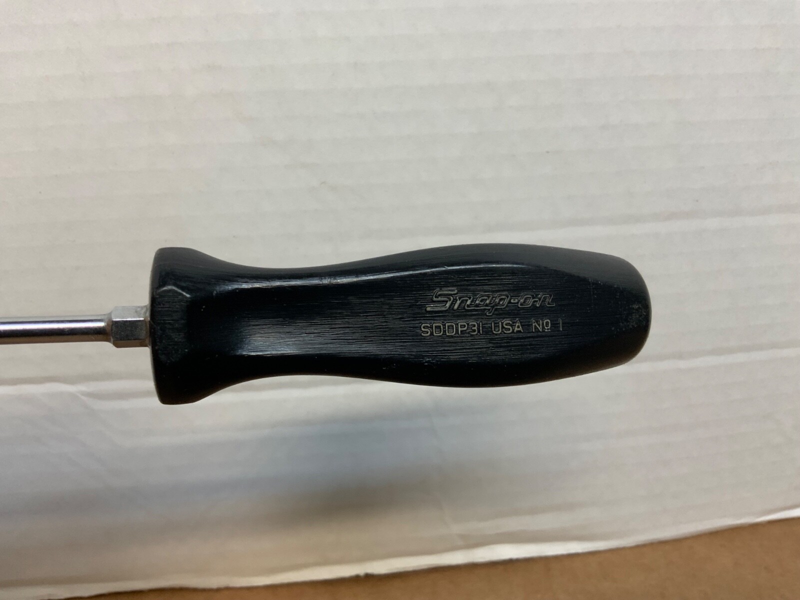 SNAP ON SDDP31 BLACK HANDLE #1 PHILLIPS SCREWDRIVER