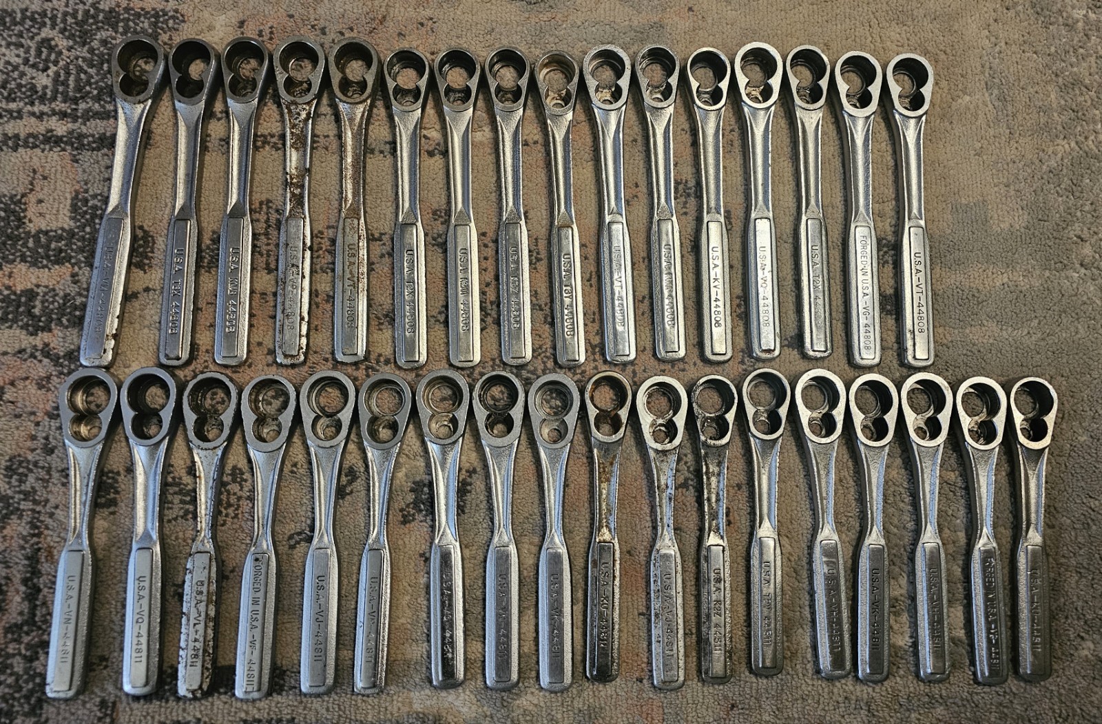 Craftsman 44808 44811 USA Ratchet Lot Of 34 Body’s Only