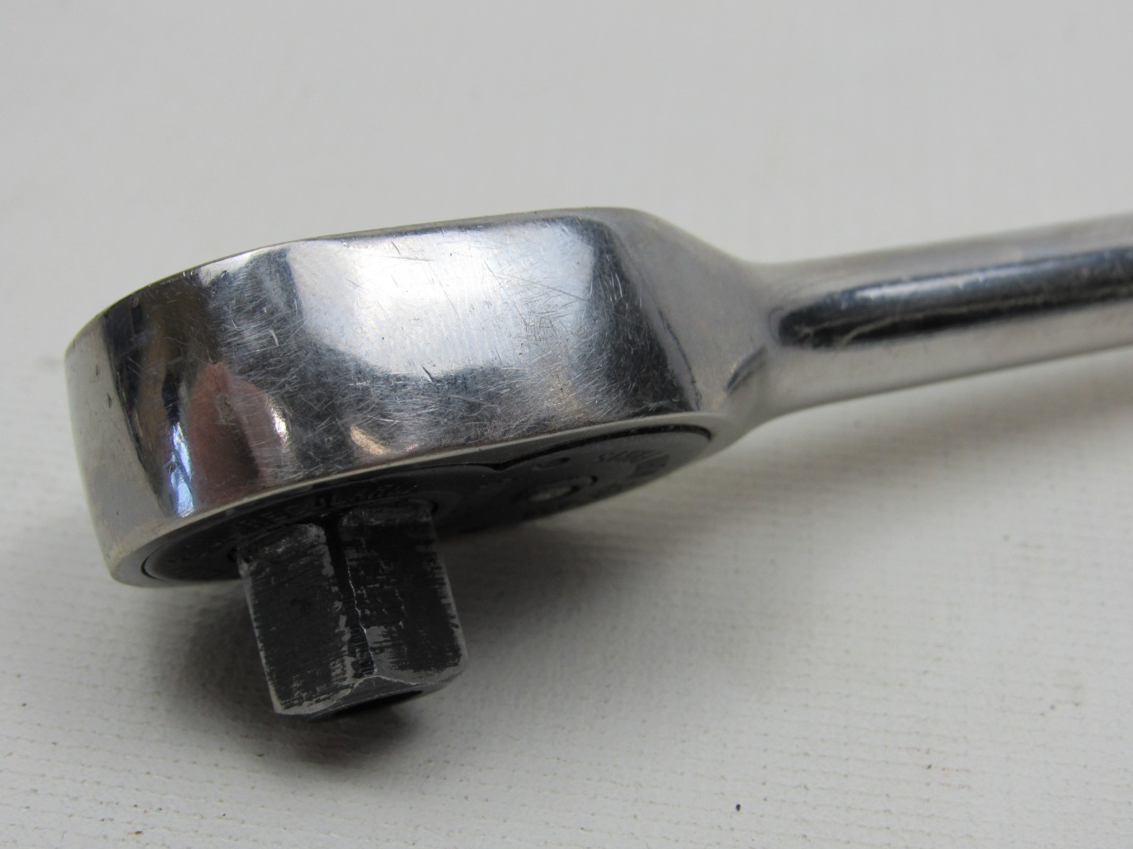 Snap-On F723A 8″ long 3/8″ drive ratchet with quick release