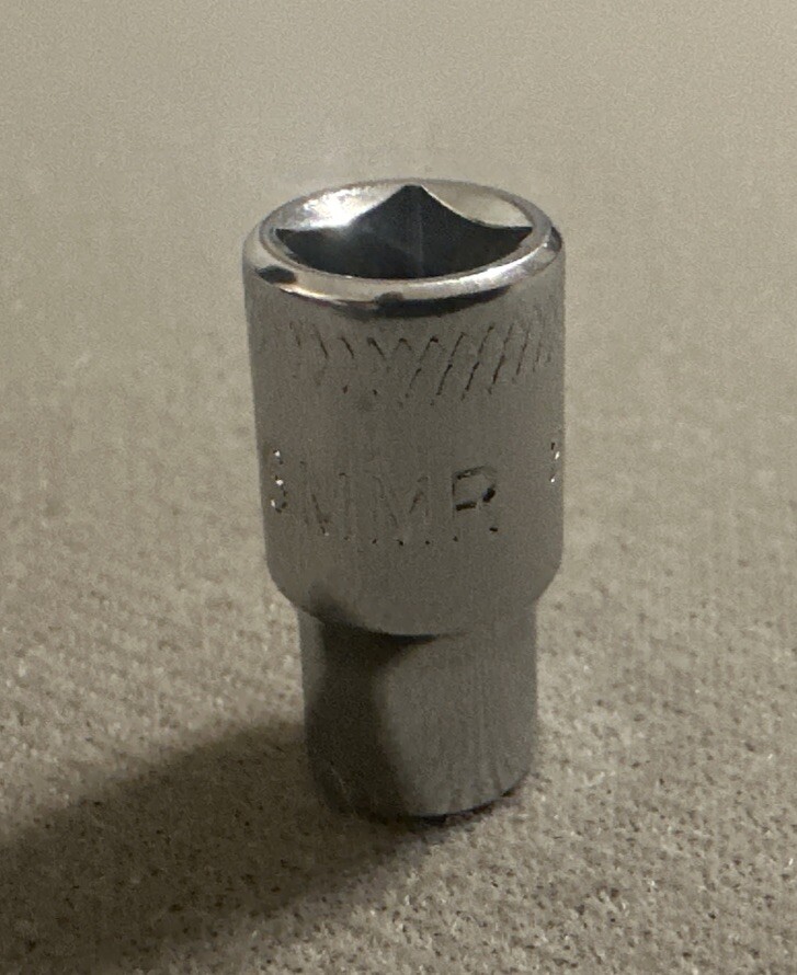 Mac Tools USA 6mm 6 Point 1/4″ Drive Shallow Socket M6 6MMR