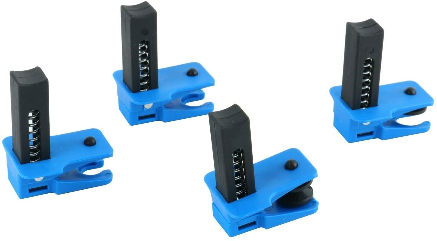8Pcs Spring Load Fluid Line Stopper Clamps Car Brake Line Clamp 3/8″ 5/16″ 1/2″