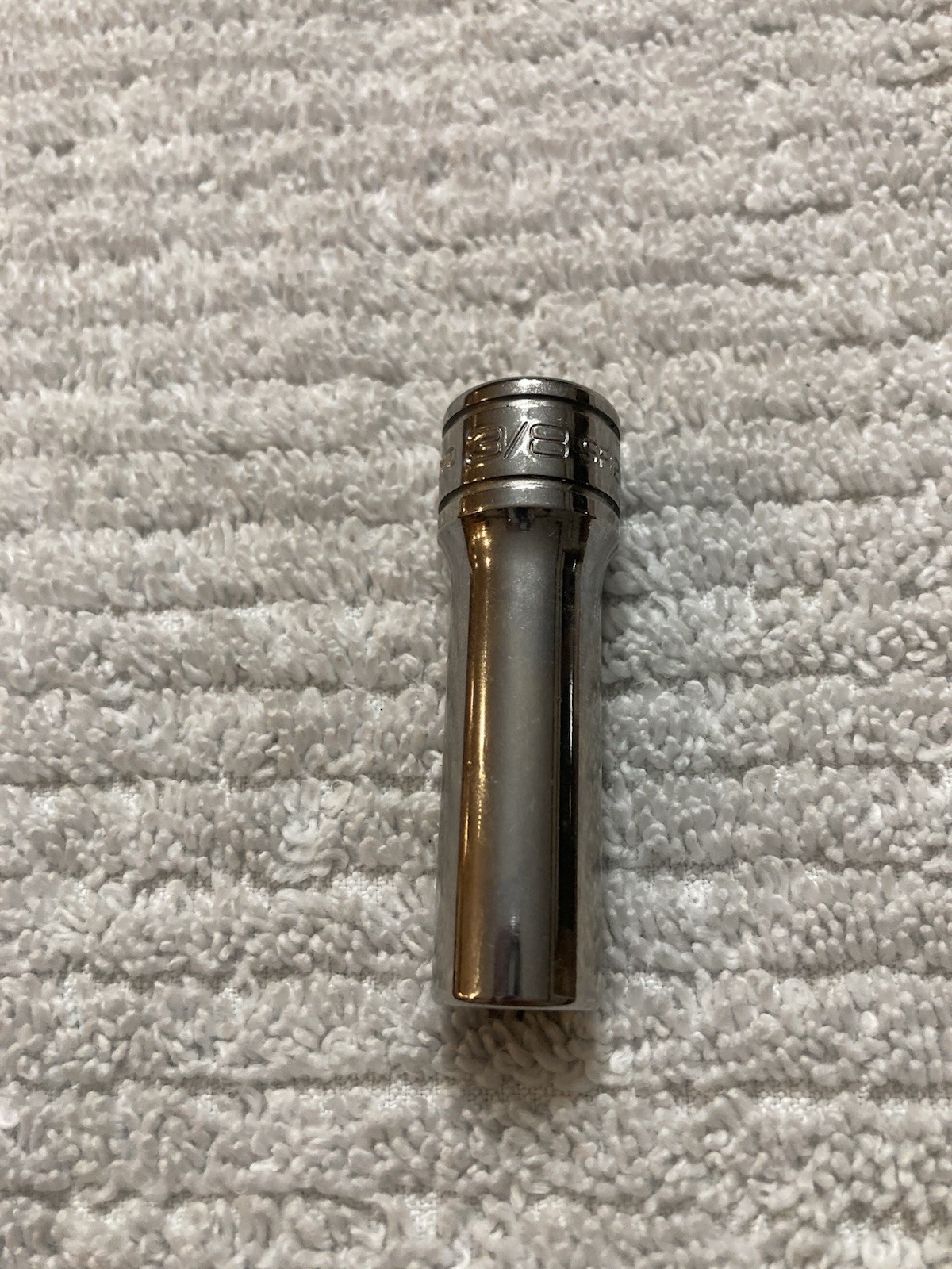 NEW – Snap-on Tools USA 3/8″ Drive 12-POINT SAE 3/8” DEEP Chrome Socket SF121