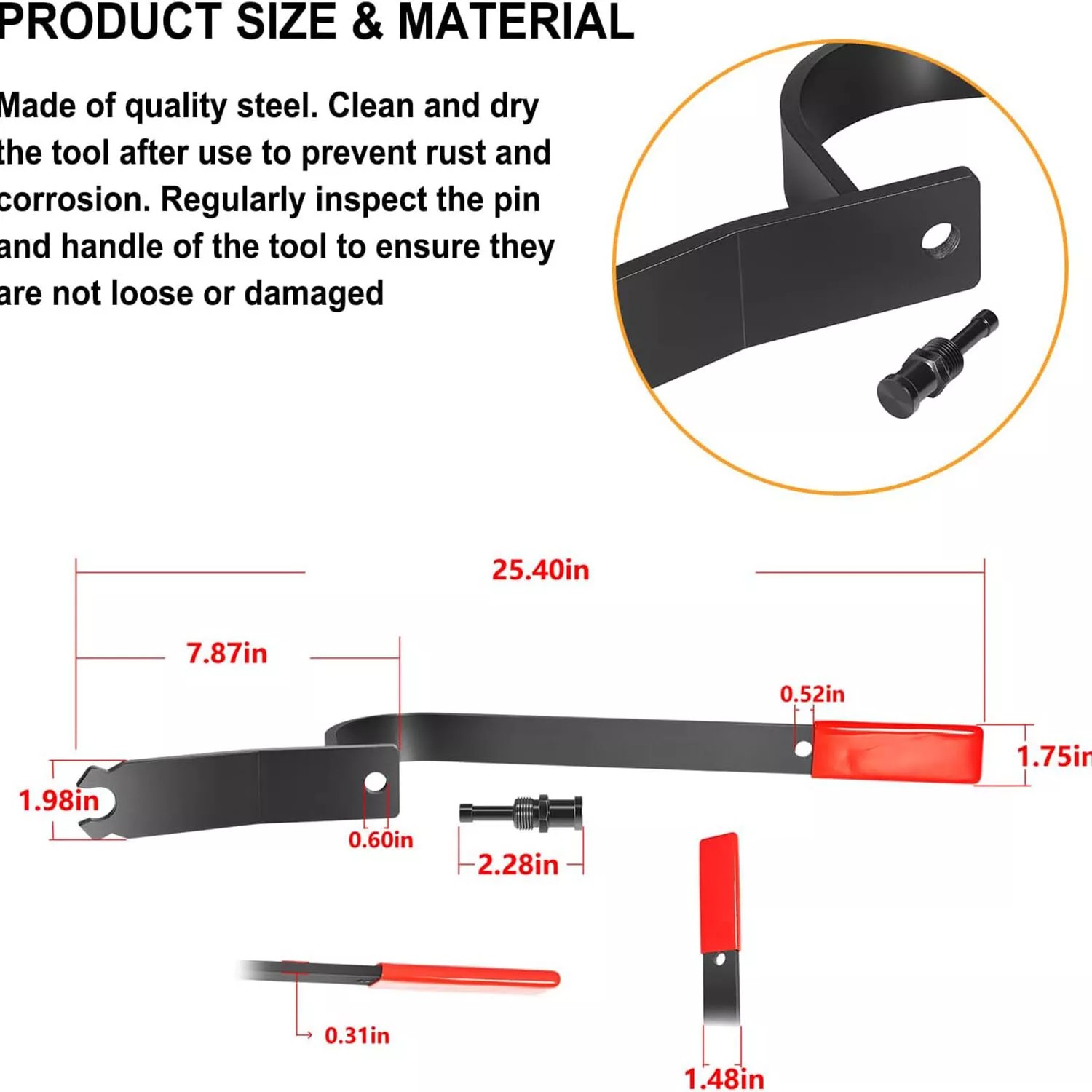 65800 Door Adjuster Alignment Tool for Both Bolted & Welded Hinges For Most Cars