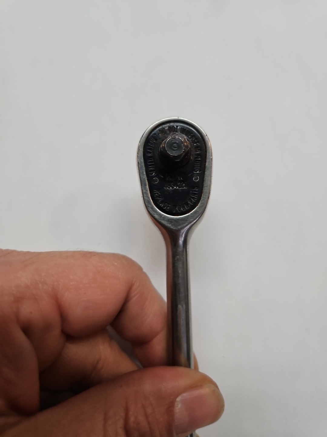 Vintage Snap On Tools TML830 1/4″ Dr 6-1/2in. L Chrome Ratchet