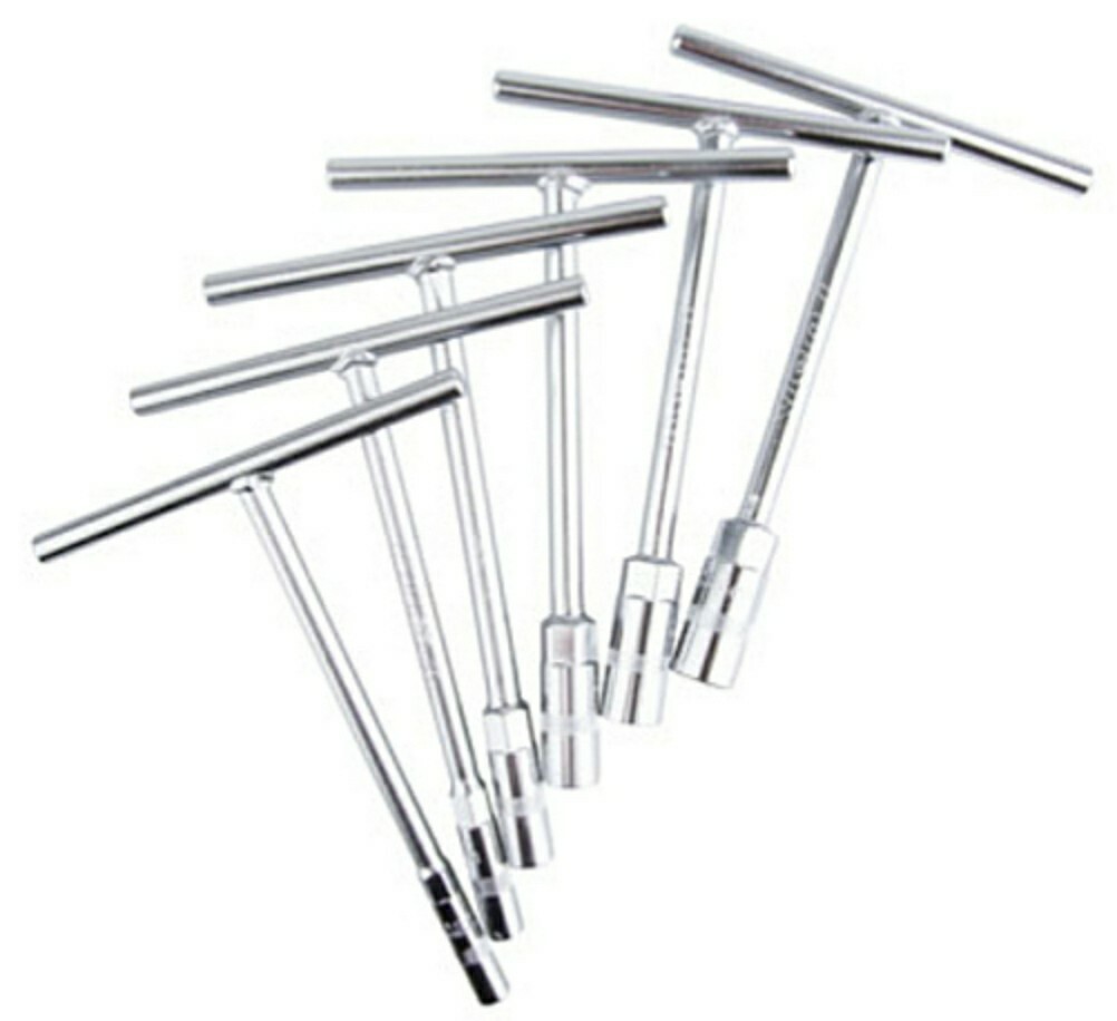 Tusk Compact T-Handle Wrench Set 8mm 10mm 12mm 13mm 14mm 6 Point
