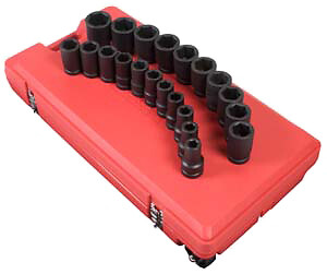 Sunex Tool 5693 1″ Drive Deep 21 Piece Sae Impact Socket Set