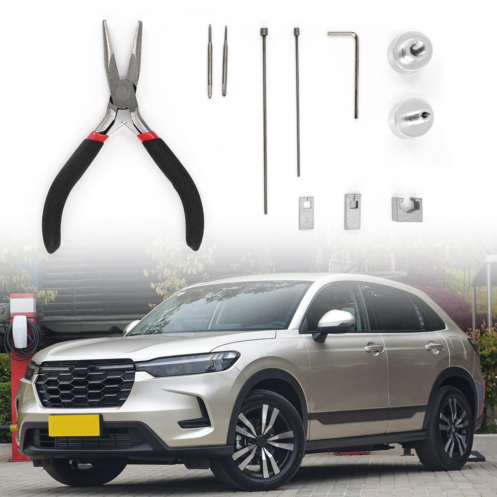 Fit For Honda Car Lock Cylinder Pin Removal Ignition Repair Disassembly Tool Kit