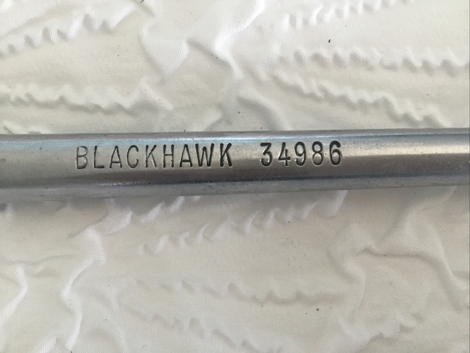 Blackhawk 34986 3/8″ Drive 10″ Flex Head Chrome Knurled Handle Breaker Bar USA