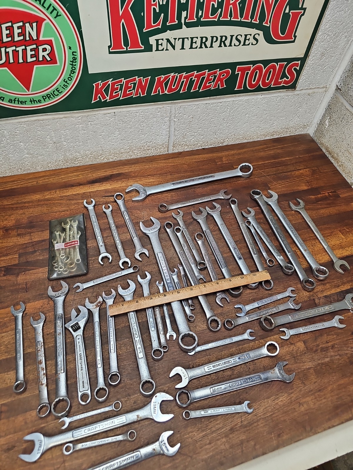 PP15- 50 Vintage USA CRAFTSMAN Wrenches – Assorted SAE & Metric –