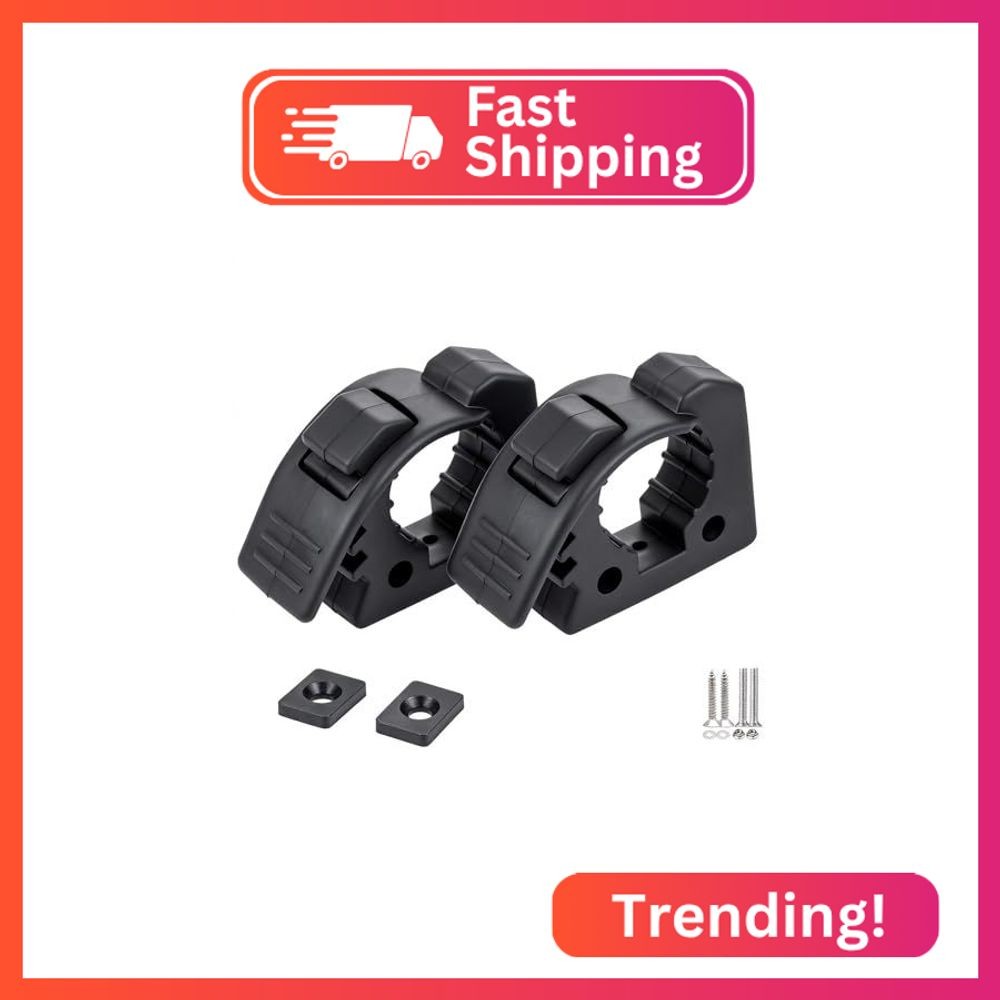 SINOKING Rubber Shovel Mount, Tool Clamp for 1-1/8″ to 1-1/2″ objects, Mount Kit