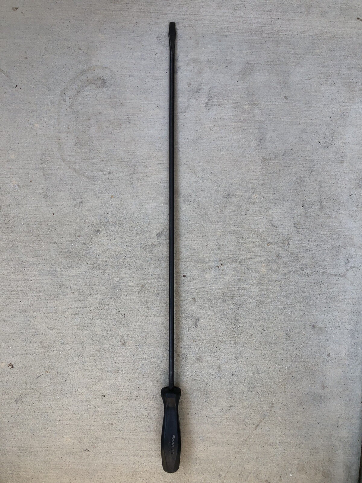 Snap On Tools SDD442 Black oxide finish 26″ in long flat blade screwdriver auto