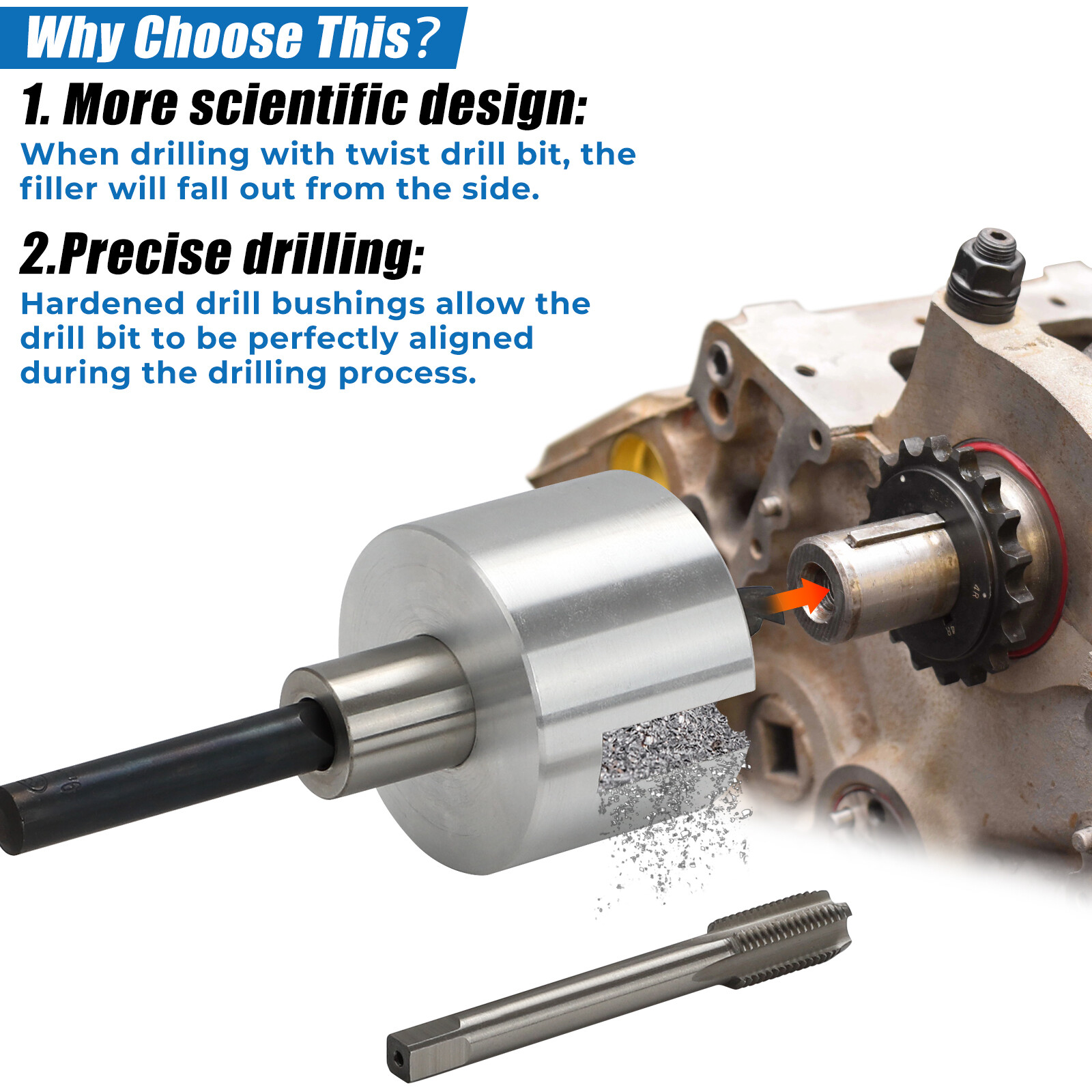 Crankshaft Drilling Fixture Balancer Bolt Tool For 283 327 250 235 261 230 SBC