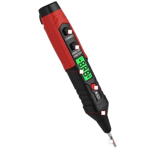 Pocket Size Nighttime Inspection Inductive Voltage Tester For Electricians