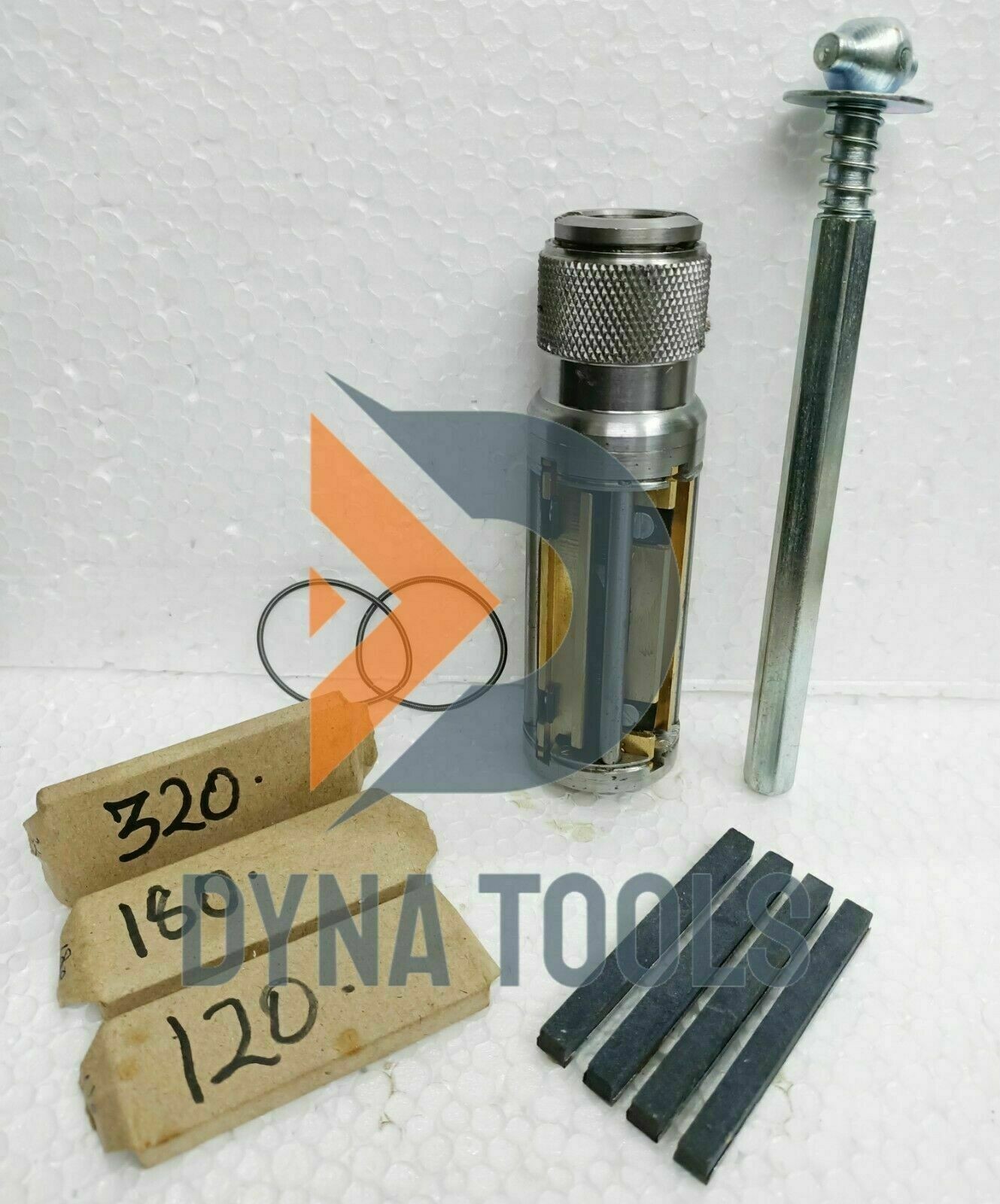 New Cylinder Engine Hone Kit 1-3/4″ TO 2-1/2″ Honing Machine + 4 Set Of Stones