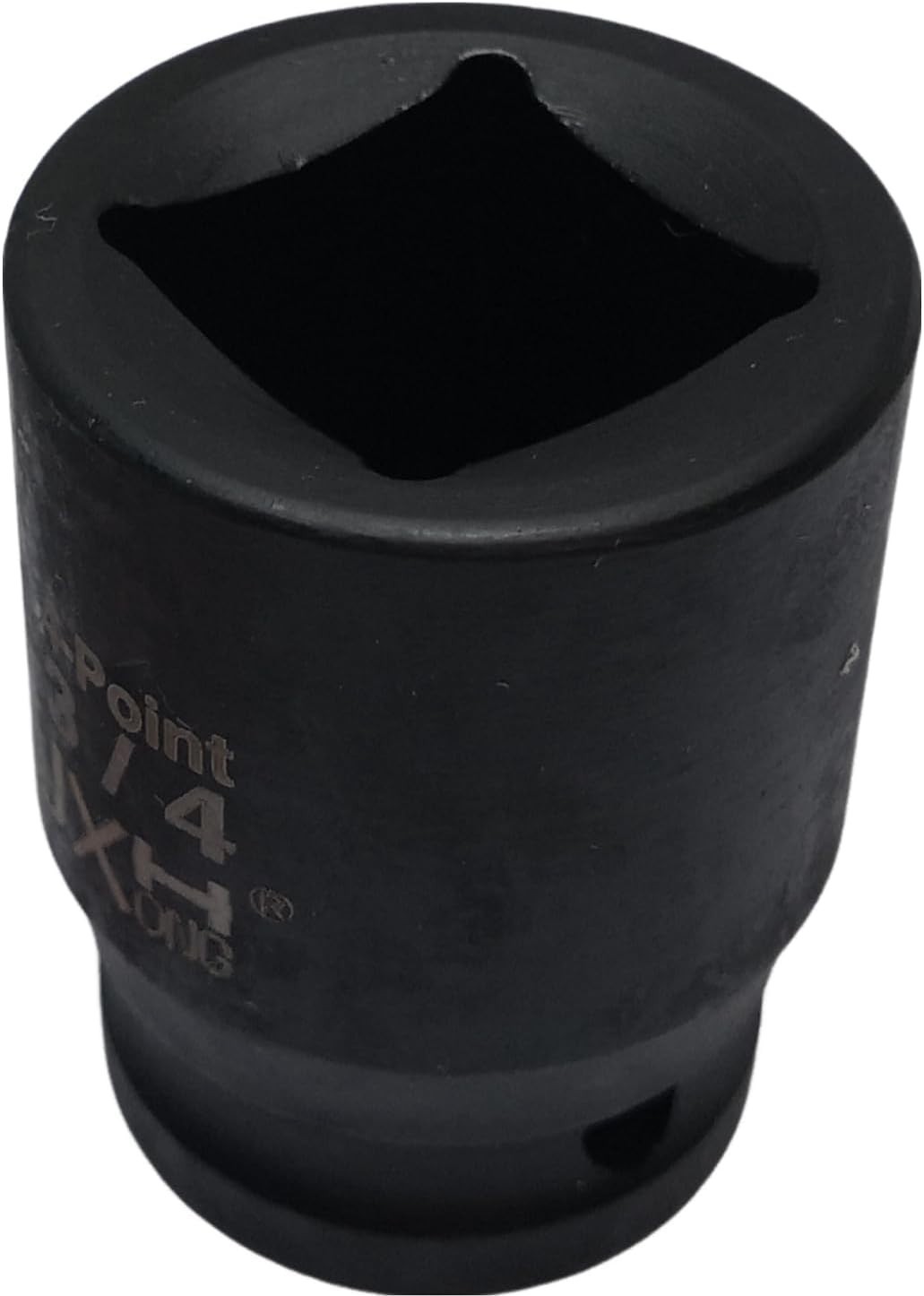 1/2″ Drive 3/4″ 4-Point Square Socket, Heat Treated Cr-V Alloy Steel