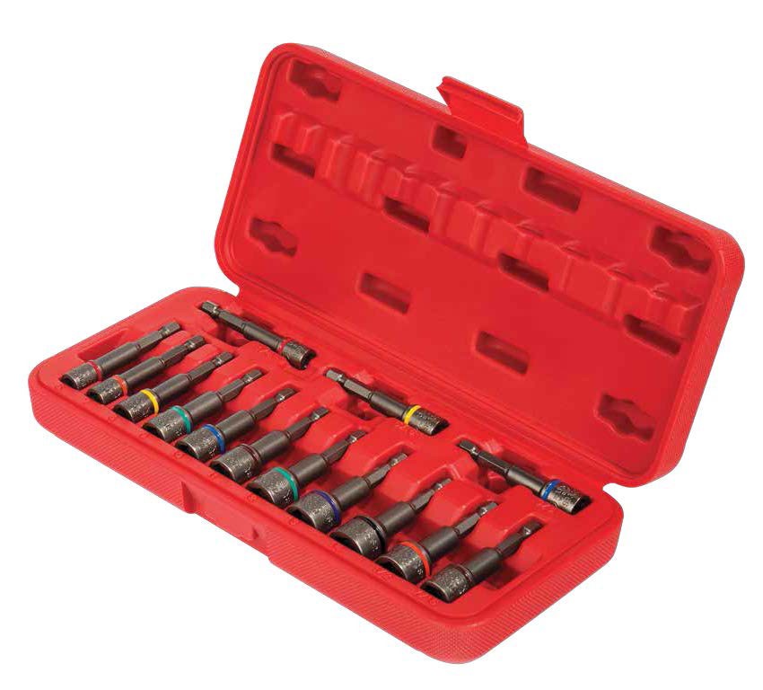 14Pc. Impact Ready Magnetic Nut Setters Set (SAE/MM) SUU-9933 Brand New!