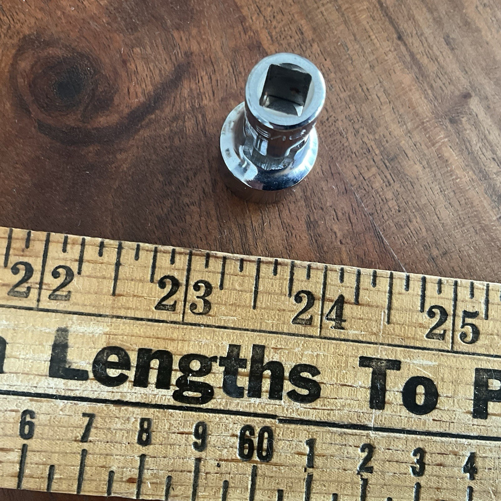 Snap-on Tools USA 1/4″ Drive 9/16″ SAE Chrome 12 PT Swivel Socket TMU181 Mint A+