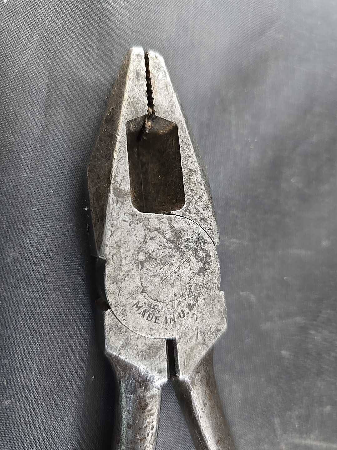Crescent 50-8 Bullnose Linesman Pliers USA 8.5” Long Vintage Jamestown NY USA