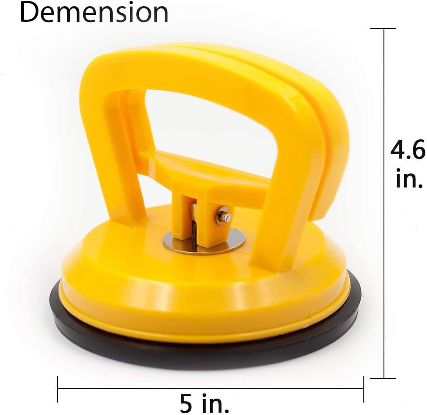 WFPOWER Yellow Suction Cup Dent Puller Handle Lifter 5inch / 5inch,