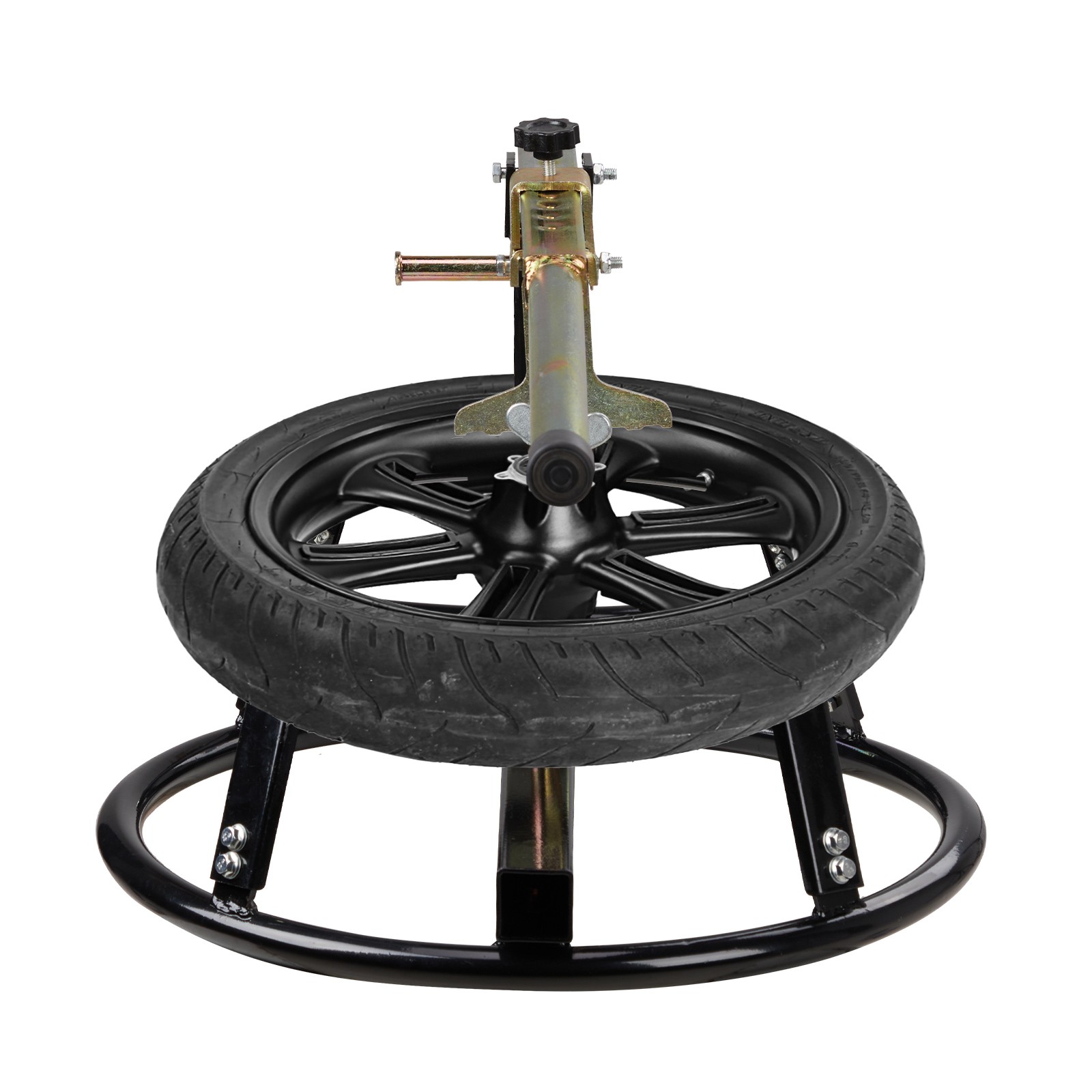 Portable Motorcycle Tire Changing Stand with Bead Breaker for 16in to 21in Tires