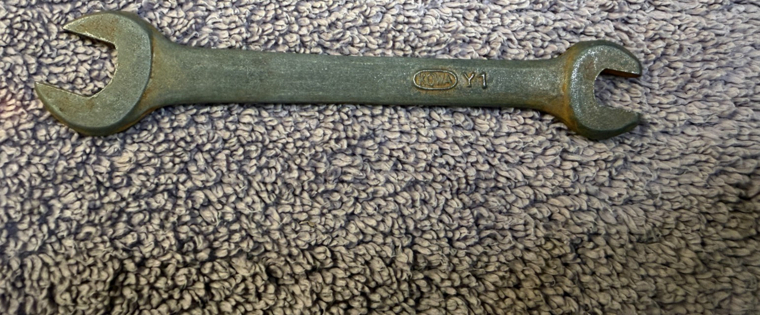 Vintage Honda Motors Motorcycle Double End Wrench 8mm 12mm see pics